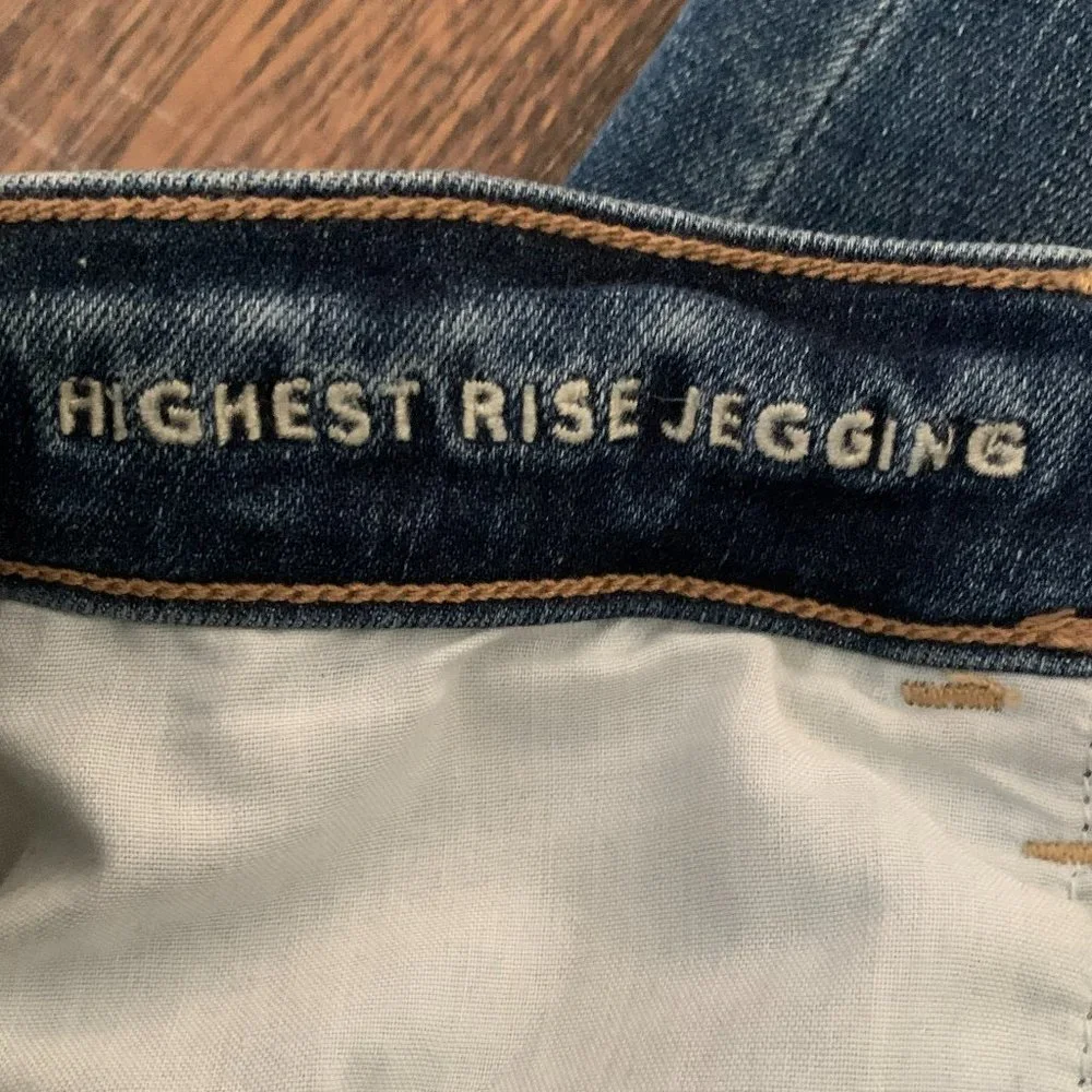 American Eagle Next Level Highest Waist Jegging Jeans size 12 Regular - Picture 11 of 12